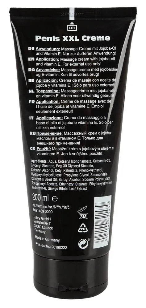 Penis-XXL-Creme 200 ml Penis-XXL-Creme 200 ml