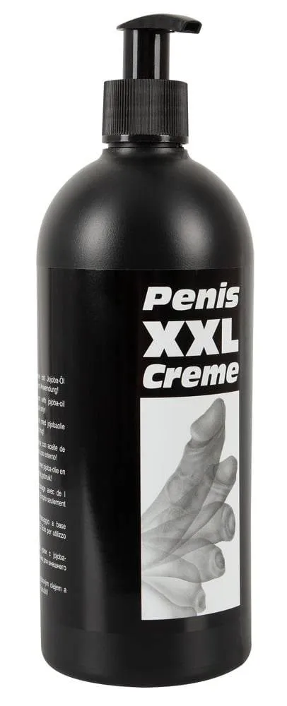 Penis-Massagecreme XXL reich an Jojoba-Öl, Vitamin E und Ginkgo-Extrakte, 500 ml, vegan Penis-Massagecreme XXL reich an Jojoba-Öl, Vitamin E und Ginkgo-Extrakte, 500 ml, vegan