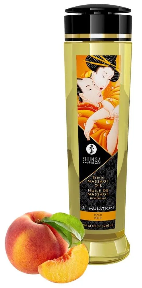 06273050000_nor_a Shunga Luxus-Massageöl Aphrodisia/Rosen240 Peach (240 ml)