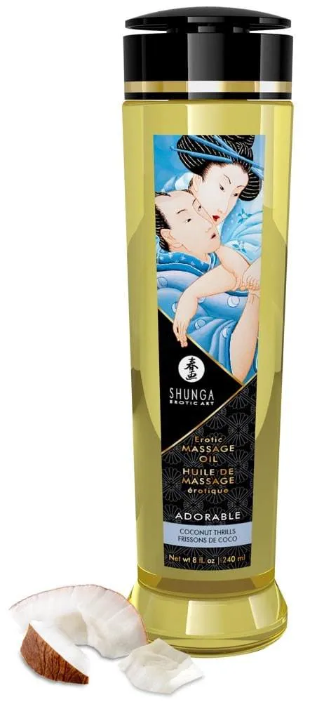 Shunga Luxus-Massageöl Aphrodisia/Rosen240 Coconut Thrills (240 ml)