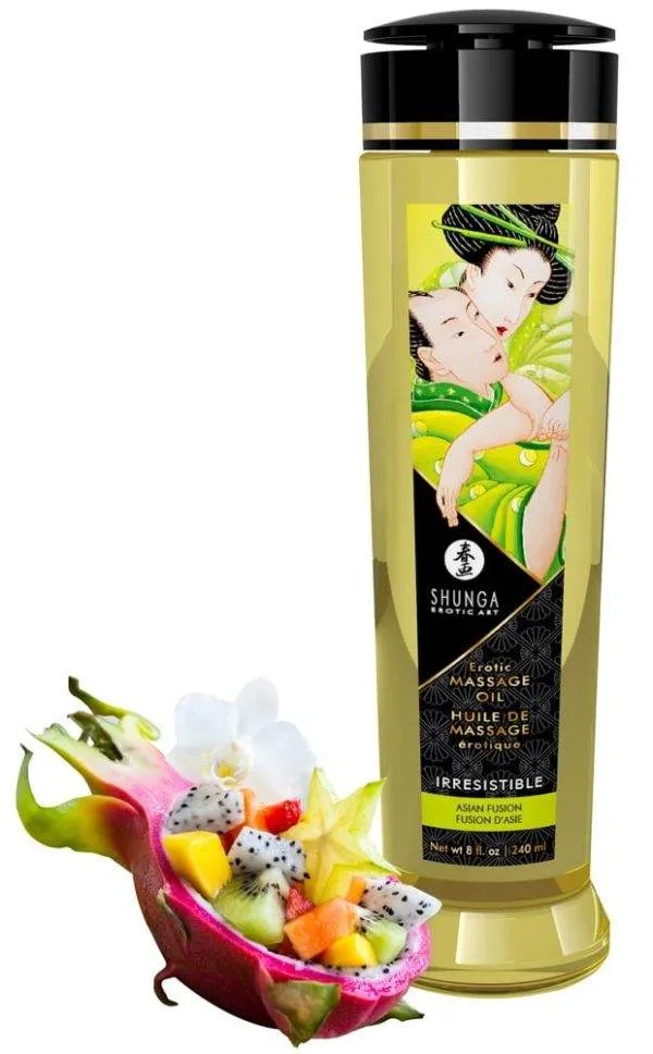 Shunga Luxus-Massageöl Aphrodisia/Rosen240 Asian Fruits (240 ml)