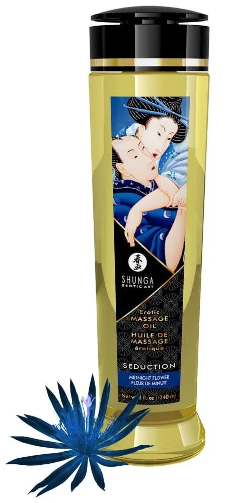 Shunga Luxus-Massageöl Aphrodisia/Rosen240 Midnight Flower (240 ml)