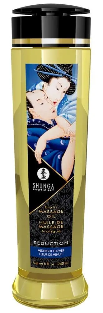 Shunga Luxus-Massageöl Aphrodisia/Rosen240 Midnight Flower (240 ml)