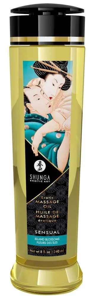 Shunga Luxus-Massageöl Aphrodisia/Rosen240 Island Blossoms (240 ml)