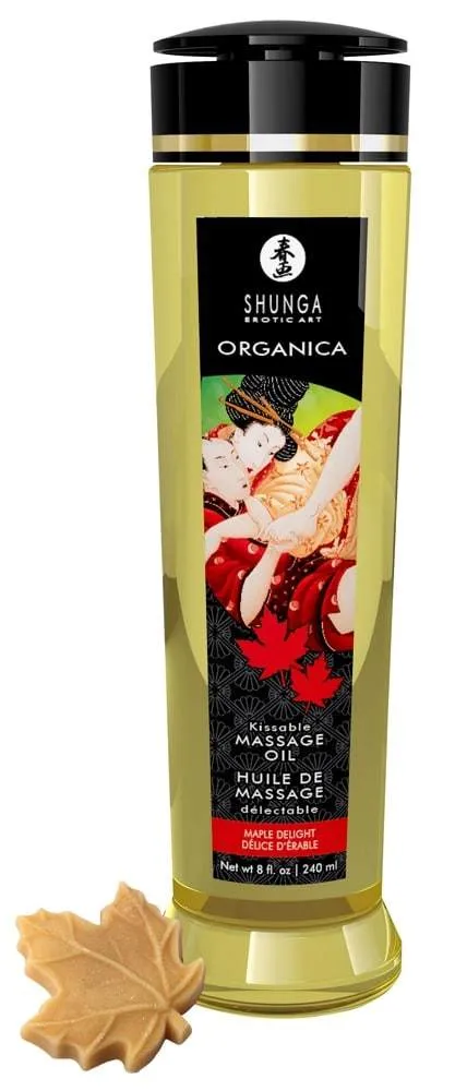 06274290000_nor_a Shunga Organica Green Tea Massageöl - Luxuriöse Sinneserweckung Maple Delight (240 ml)