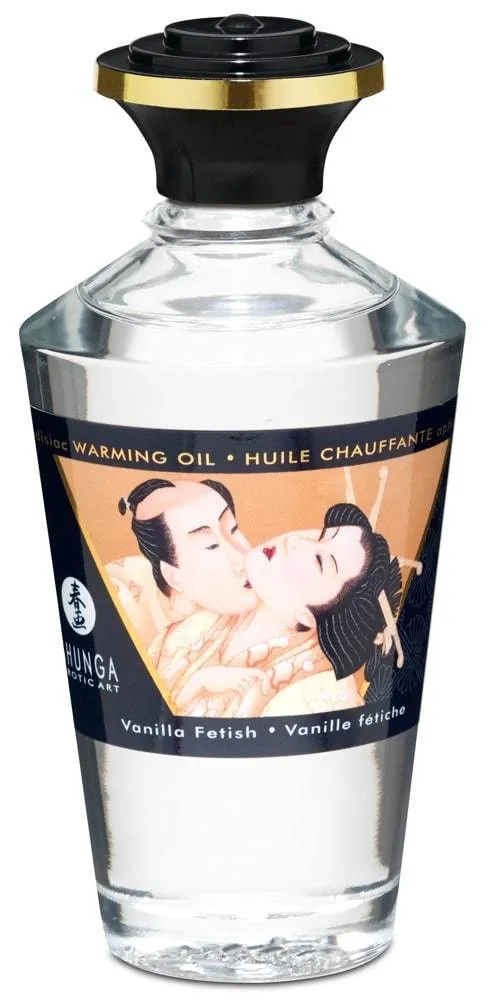 Shunga Aphrodisiac Warming Oil - Blazing Cherry (100ml) Vanilla Fetish (100 ml) Shunga Aphrodisiac Warming Oil - Blazing Cherry (100ml) Vanilla Fetish (100 ml)
