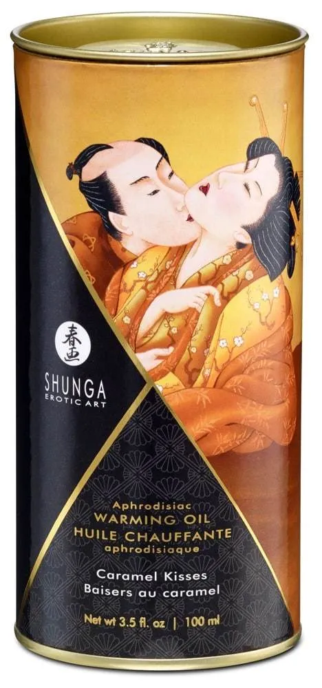 Shunga Aphrodisiac Warming Oil - Blazing Cherry (100ml) Caramel Kisses (100 ml) Shunga Aphrodisiac Warming Oil - Blazing Cherry (100ml) Caramel Kisses (100 ml)