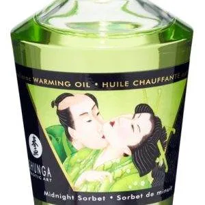 Shunga Aphrodisiac Warming Oil - Blazing Cherry (100ml) Midnight Sorbet (100 ml) Shunga Aphrodisiac Warming Oil - Blazing Cherry (100ml) Midnight Sorbet (100 ml) – Bild 3