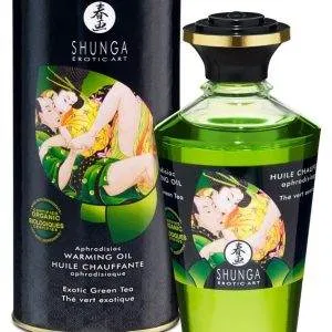 Shunga Aphrodisiac Warming Oil - Blazing Cherry (100ml) Exotic Green Tea (100 ml) Shunga Aphrodisiac Warming Oil - Blazing Cherry (100ml) Exotic Green Tea (100 ml) – Bild 1