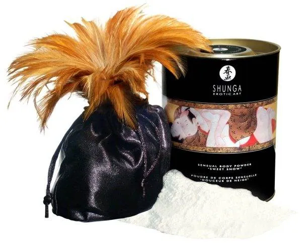 Shunga Raspberry Feeling Körperpuder - Luxuriöser Genuss für sinnliche Massagen Raspberry Feeling 228 g