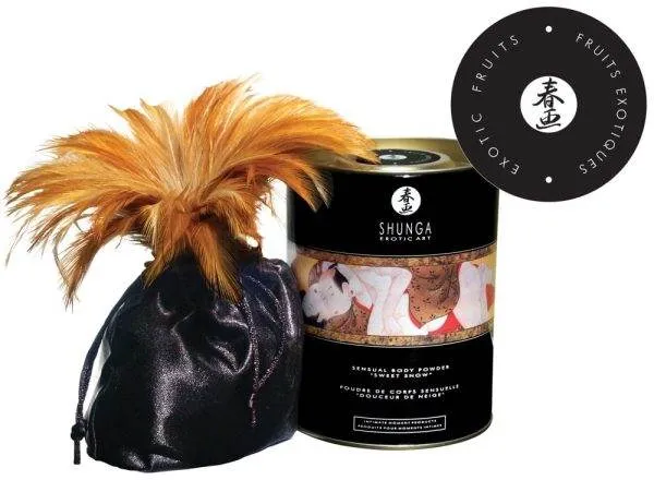 06275770000_nor_a Shunga Sweet Snow - Luxuriöser Körperpuder mit Blazing Cherry Aroma Exotic Fruits (228 g)