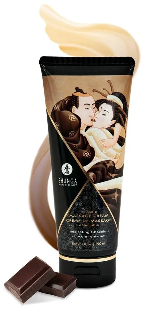 06276310000_nor_a Shunga Kissable Massage Cream - Himbeer Feeling Intoxicating Chocolate (200 ml)