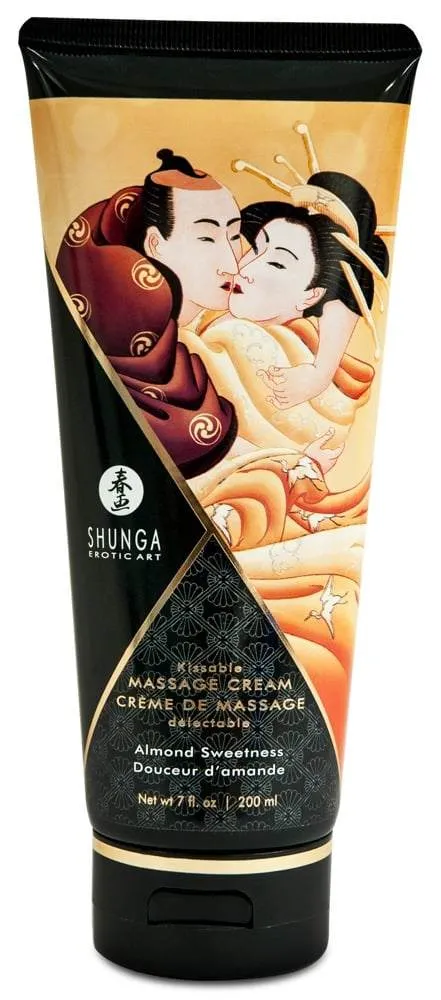 Shunga Kissable Massage Cream - Himbeer Feeling Almond Sweetness (200 ml) Shunga Kissable Massage Cream - Himbeer Feeling Almond Sweetness (200 ml)