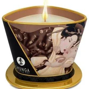 Shunga Luxus Massagekerze Rosen170 Intoxicating Chocolate (170 ml) Shunga Luxus Massagekerze Rosen170 Intoxicating Chocolate (170 ml) – Bild 1