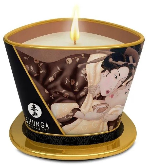 06277040000_nor_a Shunga Luxus Massagekerze Rosen170 Intoxicating Chocolate (170 ml)