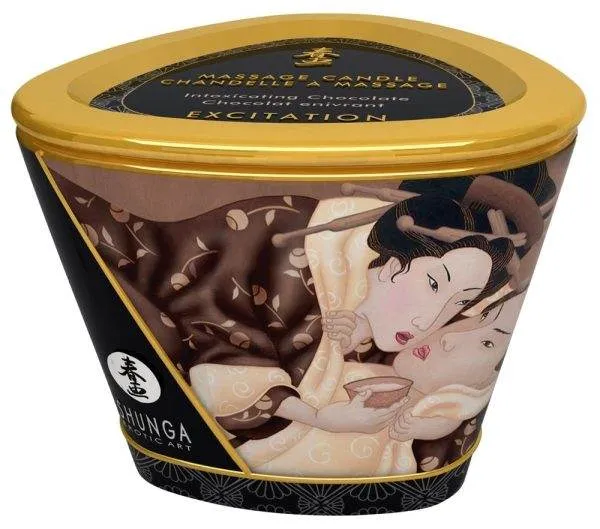 Shunga Luxus Massagekerze Rosen170 Intoxicating Chocolate (170 ml) Shunga Luxus Massagekerze Rosen170 Intoxicating Chocolate (170 ml)