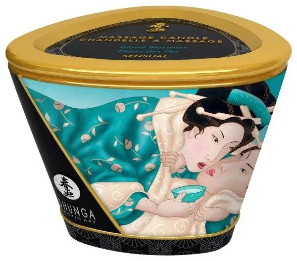 Shunga Luxus Massagekerze Rosen170 Island Blossoms (170 ml) Shunga Luxus Massagekerze Rosen170 Island Blossoms (170 ml)