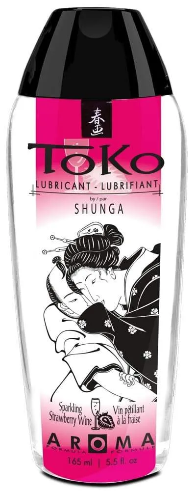 Shunga Toko Aroma Gleitgel - Blazing Cherry, 165ml Strawberry Sparkling Wine (165 ml)