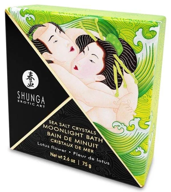 Shunga Sea Salt Moonlight Bath Aphrodisia Lotus Flower (75 g) Shunga Sea Salt Moonlight Bath Aphrodisia Lotus Flower (75 g)