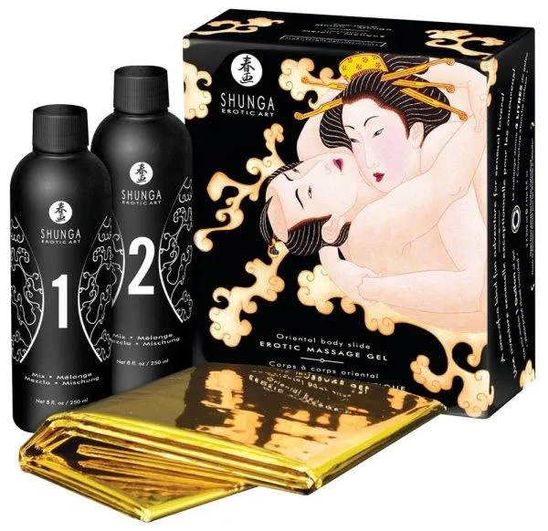 06281820000_nor_a Shunga Oriental Body Slide - Luxuriöses Massage-Set Melon Mango (250 ml)