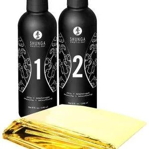 Shunga Oriental Body Slide - Luxuriöses Massage-Set Melon Mango (250 ml) Shunga Oriental Body Slide - Luxuriöses Massage-Set Melon Mango (250 ml) – Bild 2