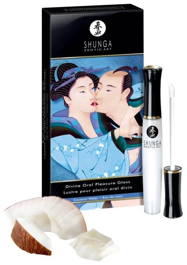 Shunga Oralsex-Lipgloss Erdbeere 10ml Coconut Water (10 ml)