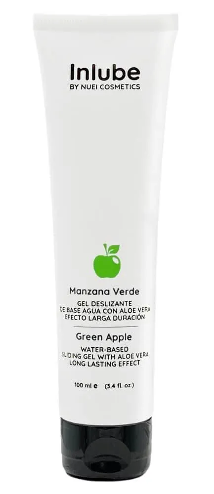 06285570000_nor_a NUEI Inlube Natural Feel - Vegan, Aloe Vera, verschiedene Aromen Green Apple (100 ml)