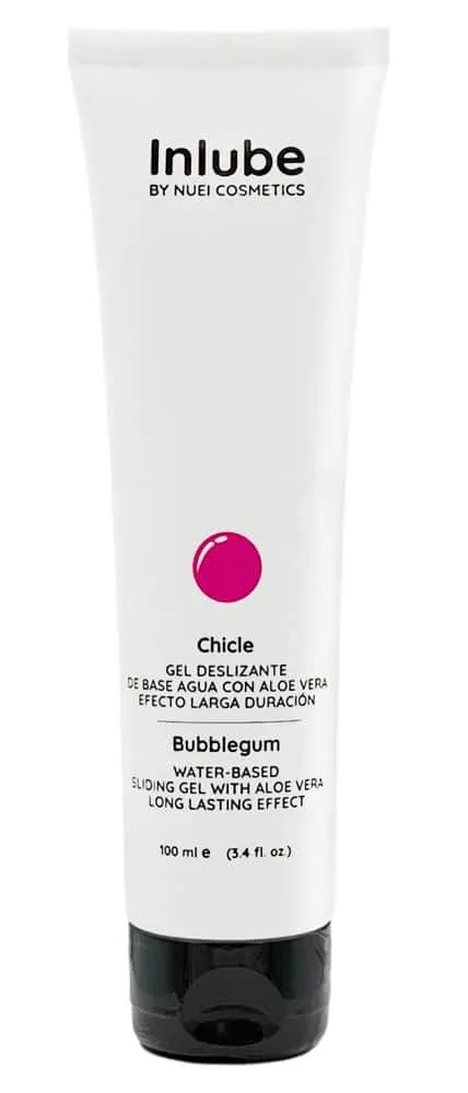 NUEI Inlube Natural Feel - Vegan, Aloe Vera, verschiedene Aromen Bubble Gum (100 ml)