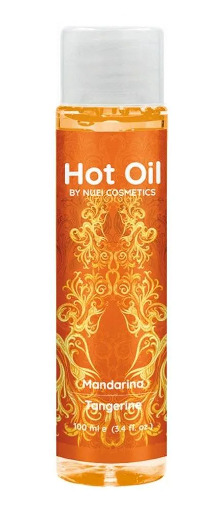 NUEI Hot Oil Strawberry - Veganes Massageöl mit Ginseng-Extrakten (100 ml) Tangerine (100 ml)