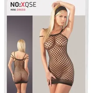 NO:XQSE Netzkleid mit 3er Träger - Verführerisches Dessouskleid aus hochelastischem Netzmaterial S-L NO:XQSE Netzkleid mit 3er Träger - Verführerisches Dessouskleid aus hochelastischem Netzmaterial S-L – Bild 1