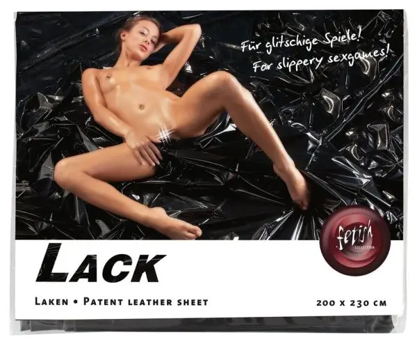 02504650000_verp Fetish Collection Lack Laken - Glanzoptik, 200x230 cm, abwischbar unisize