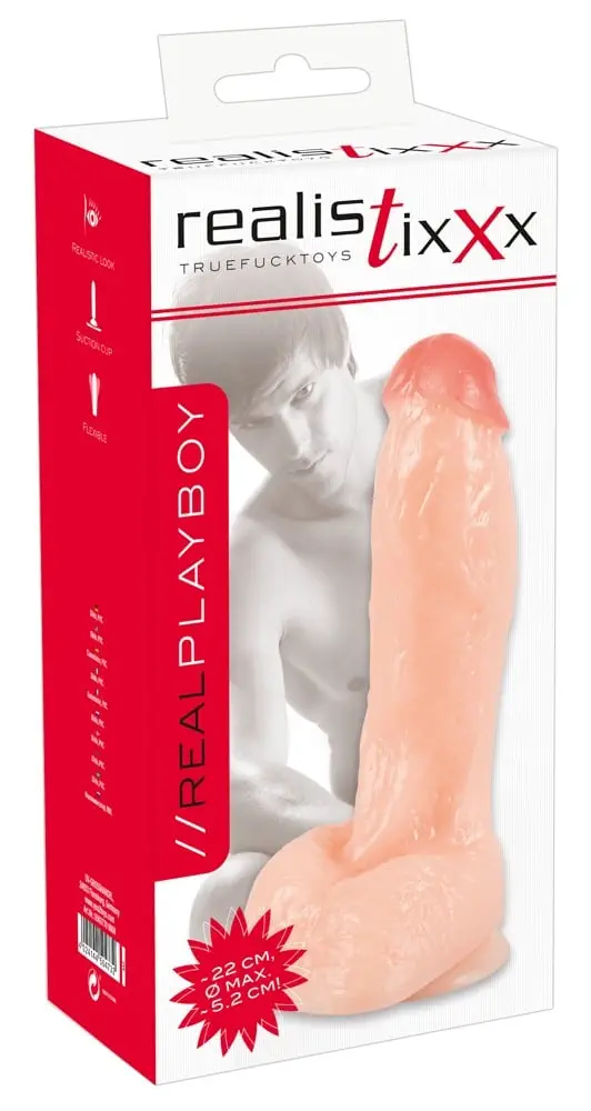 05037700000_verp Realistixxx Naturdildo mit Saugfuß - Biegsam und lebensecht