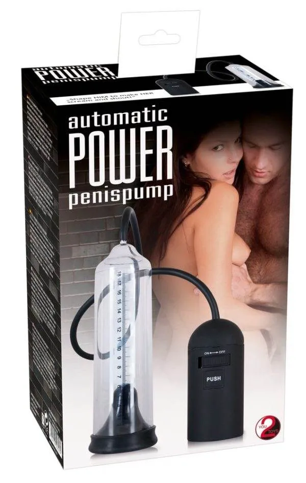 You2Toys Automatic Power Penispumpe - Effektives Potenz-Training per Knopfdruck