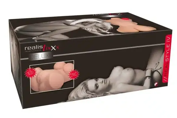 Realistixxx Masturbator Real Style IV - Große Brüste, weit gespreizte Beine