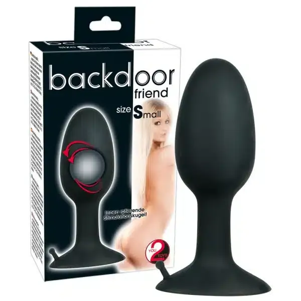 Backdoor Friend - Analplug mit rotierender Kugel Backdoor Friend - Analplug mit rotierender Kugel