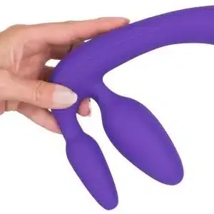 Strapless Strap-On - Doppelte Stimulation | Gemeinsames Vergnügen Lila Strapless Strap-On - Doppelte Stimulation | Gemeinsames Vergnügen Lila – Bild 4