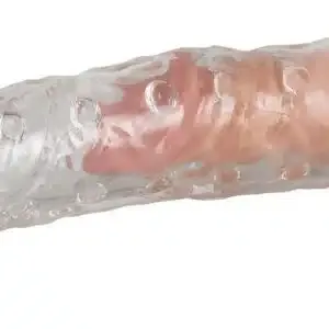 You2Toys - XTension Sleeve, transparent, genoppt & geädert, extra lang (kürzbar) You2Toys - XTension Sleeve, transparent, genoppt & geädert, extra lang (kürzbar) – Bild 4