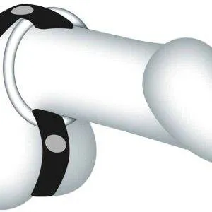 Sextreme Bad Kitty Cock/Ball Ring - Lederimitat mit 3 Penisringen Sextreme Bad Kitty Cock/Ball Ring - Lederimitat mit 3 Penisringen – Bild 5