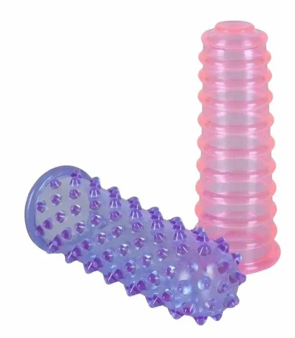 You2Toys Love Fingers 2er Set - Gerillt & Genoppt - Dehnbar & Vielseitig Lila Pink You2Toys Love Fingers 2er Set - Gerillt & Genoppt - Dehnbar & Vielseitig Lila Pink