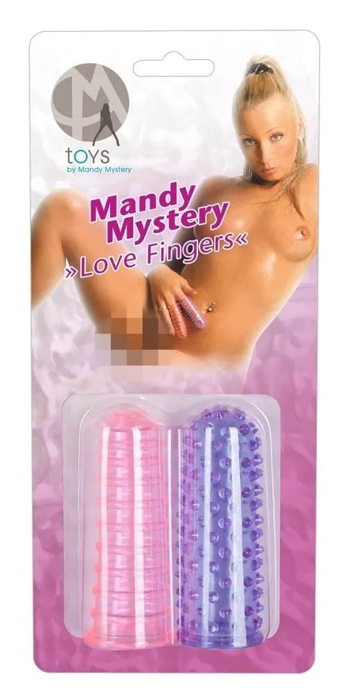 05131720000_verp You2Toys Love Fingers 2er Set - Gerillt & Genoppt - Dehnbar & Vielseitig Lila Pink