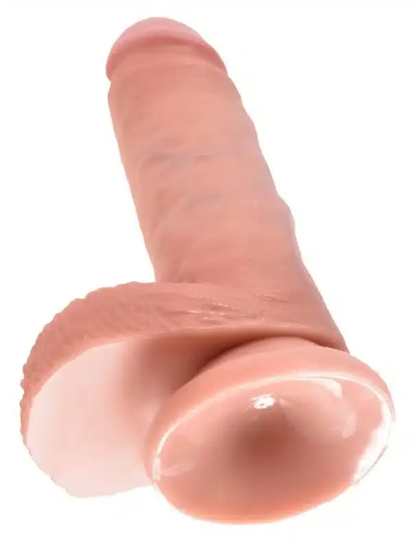 King Cock Naturdildo 17,8 cm - Realistischer Dildo Light King Cock Naturdildo 17,8 cm - Realistischer Dildo Light