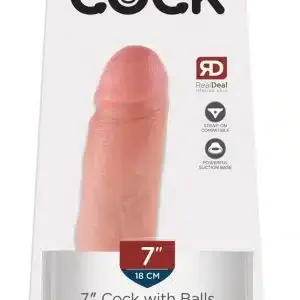 King Cock Naturdildo 17,8 cm - Realistischer Dildo Light King Cock Naturdildo 17,8 cm - Realistischer Dildo Light – Bild 1