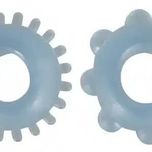 You2Toys - Noppen-Cockring Set für starke Erektionen Hellblau/Transparent You2Toys - Noppen-Cockring Set für starke Erektionen Hellblau/Transparent – Bild 3