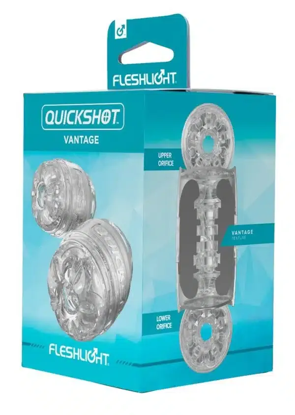 Fleshlight Quickshot Vantage: Transparenter Masturbator
