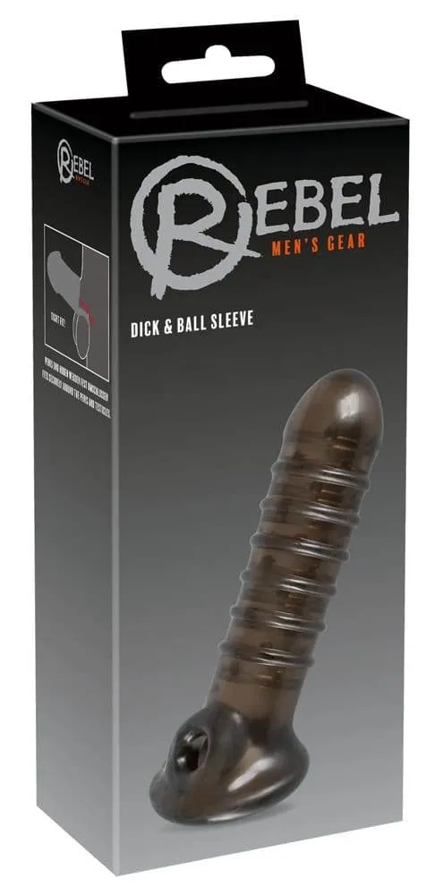 05144620000_verp Rebel Intense Lustgefühl - Penishülle mit Hodenöffnung Rauch