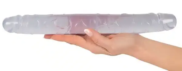 Crystal Clear Doppeldildo - Transparent & stimulierend (1 Stück) Crystal Clear Doppeldildo - Transparent & stimulierend (1 Stück)