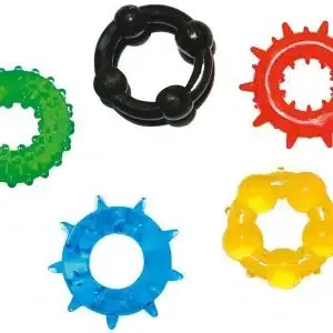 You2Toys Marathon-Ringe: 5-teiliges Penisring-Set für langanhaltenden, ekstatischen Sex! verschieden You2Toys Marathon-Ringe: 5-teiliges Penisring-Set für langanhaltenden, ekstatischen Sex! verschieden – Bild 2