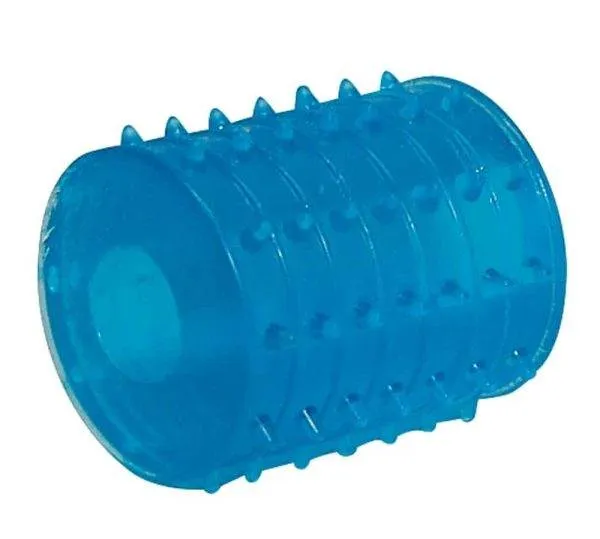 You2Toys Penisring Set - XL, 2 breite Noppenringe blau/transparent (1 Paar)