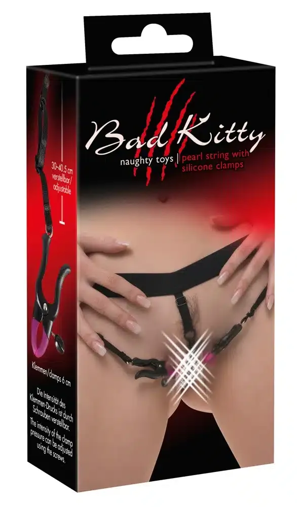 Bad Kitty Perlen String mit Klemmen