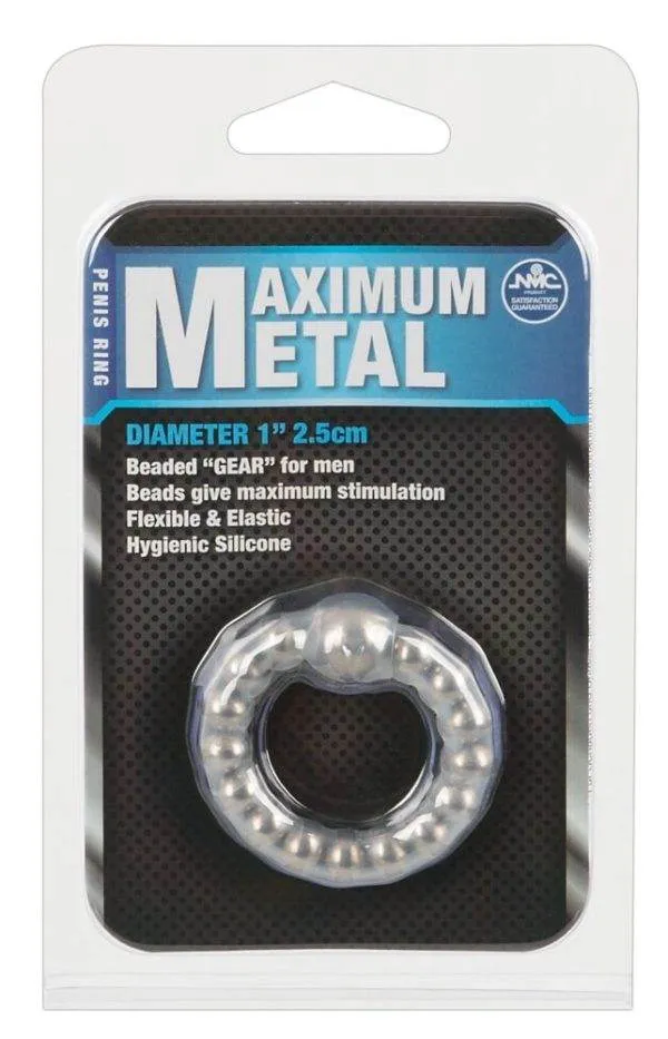 05167400000_verp NMC Maximum Metal Ring - Penisring mit Metallkugeln
